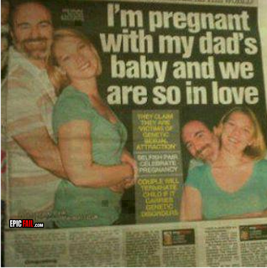 This is NOT how to be a Daddy's Girl. — WTF moment