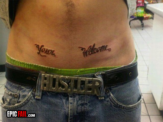 Clip: cocky Tattoo Fail