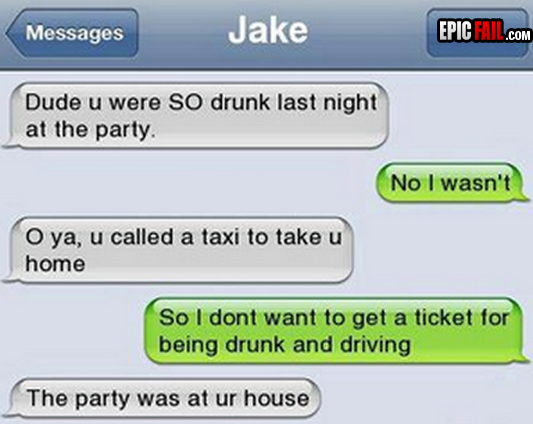 Clip: drunk Fail
