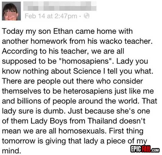 Moment: epic Mom Facebook Fail
