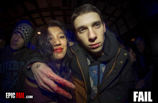 Watch: epic Party Photo Fail