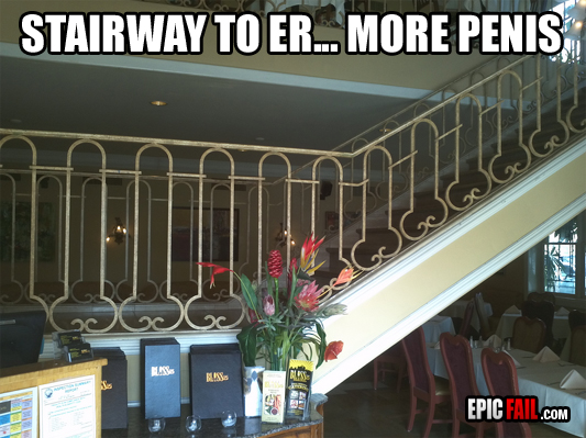 Clip: stairway Design Fail