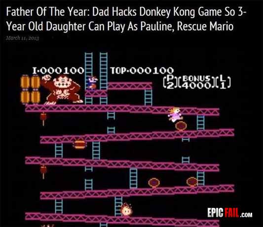Watch: epic Dad Win