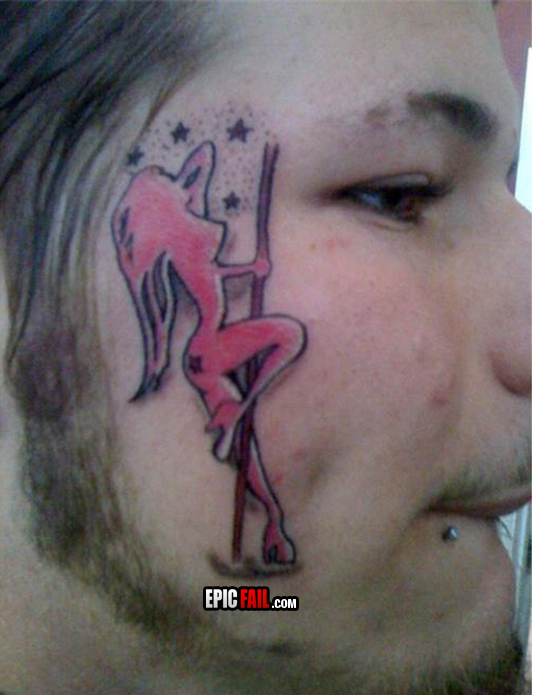 Clip: epic Face Tattoo Fail