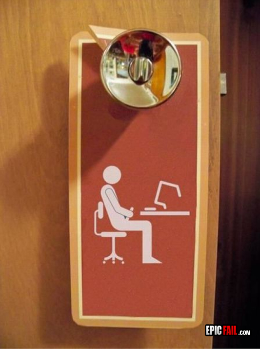 Watch: library Sign Fail