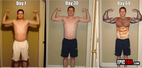 Transformation Humor Win — fail moment