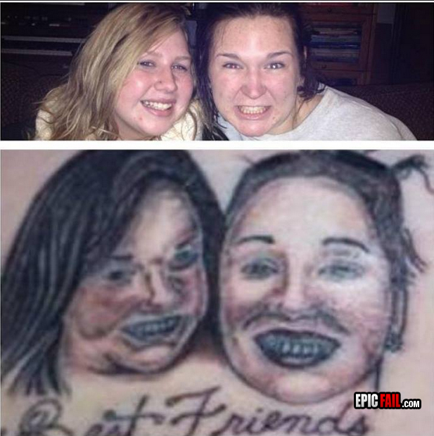 Scene: best Friends Tattoo FAIL