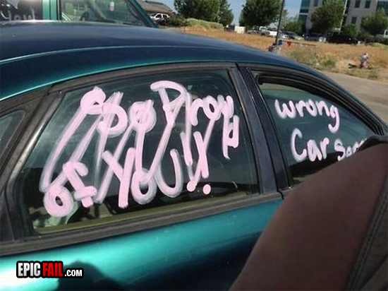 Watch: congrats FAIL
