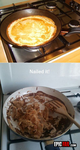 Watch: cooking FAIL