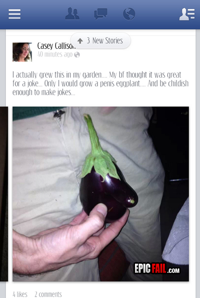Watch: eggplant FAIL