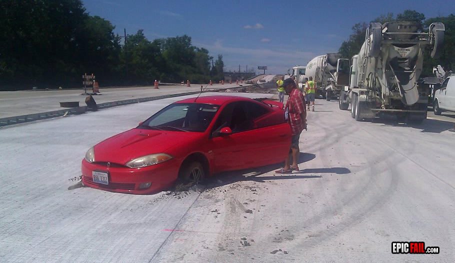 Caught on camera: driver FAIL