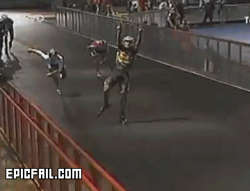 Caught on camera: cockiness FAIL