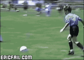 Caught on camera: defense FAIL