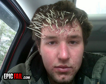 Caught on camera: wTF Porcupine FAIL