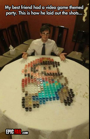 Mario Shots WIN — fail moment