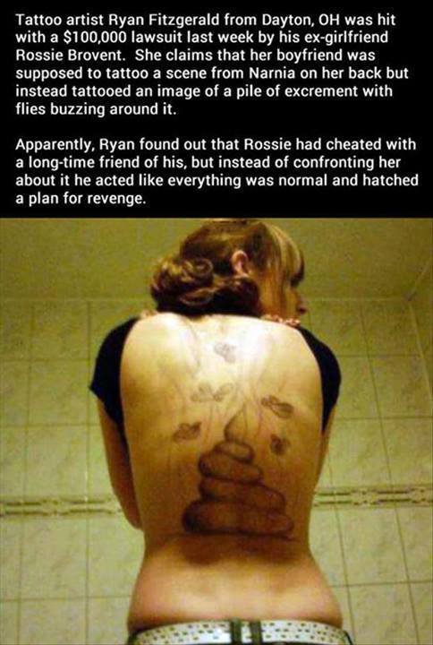 Clip: classic – Is the way to avenge a wife’s infidelity? Tattoo FAIL