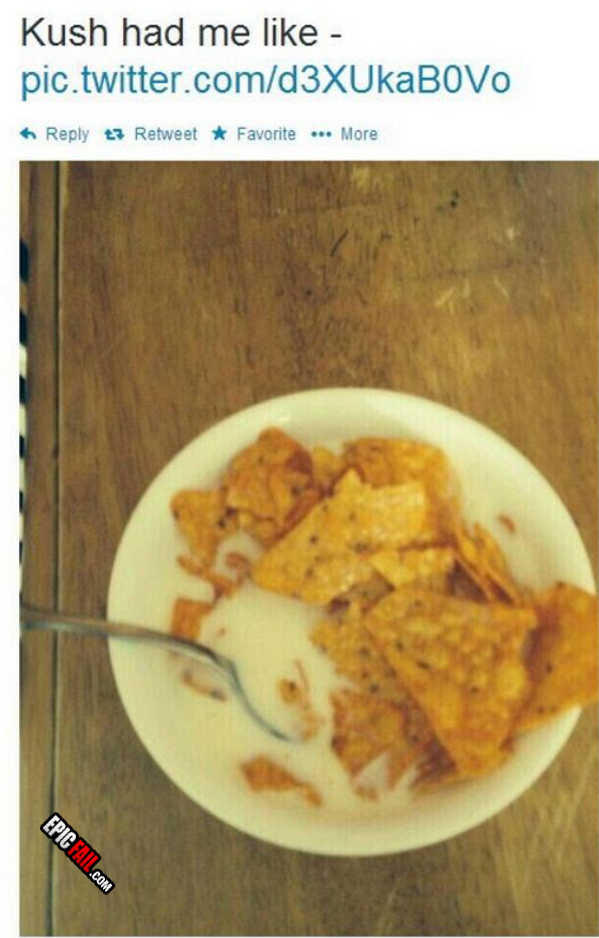 Caught on camera: epic Breakfast FAIL