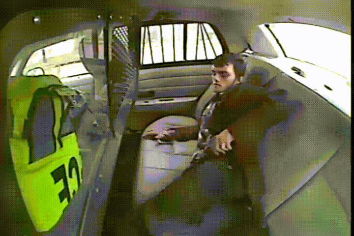 How to Escape a Police Car Using a Lighter — fail moment
